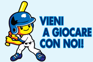 vieni a giocare con noi baseball nelle scuole