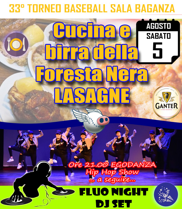 STINCO, WURSTEL, FIUMI DI BIRRA, HIP HOP E FLUO NIGHT: DAVVERO NON VUOI VENIRE AL TORNEO???